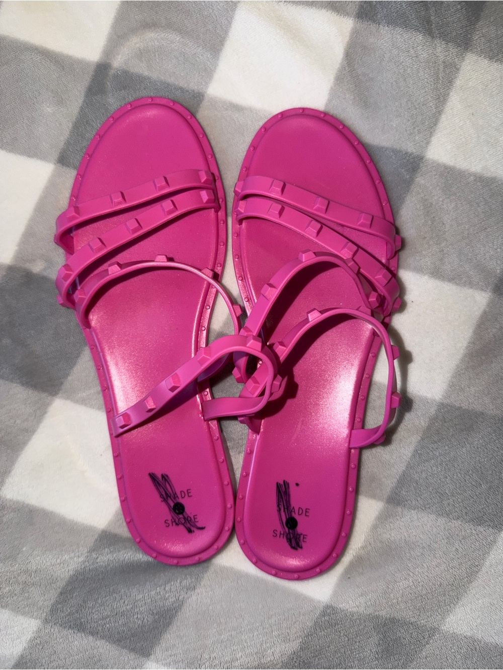 Jelly studded sandal